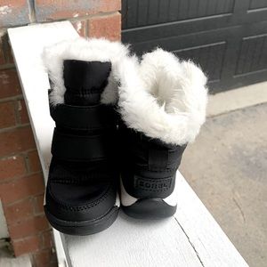 Waterproof Sorel winter shoes.